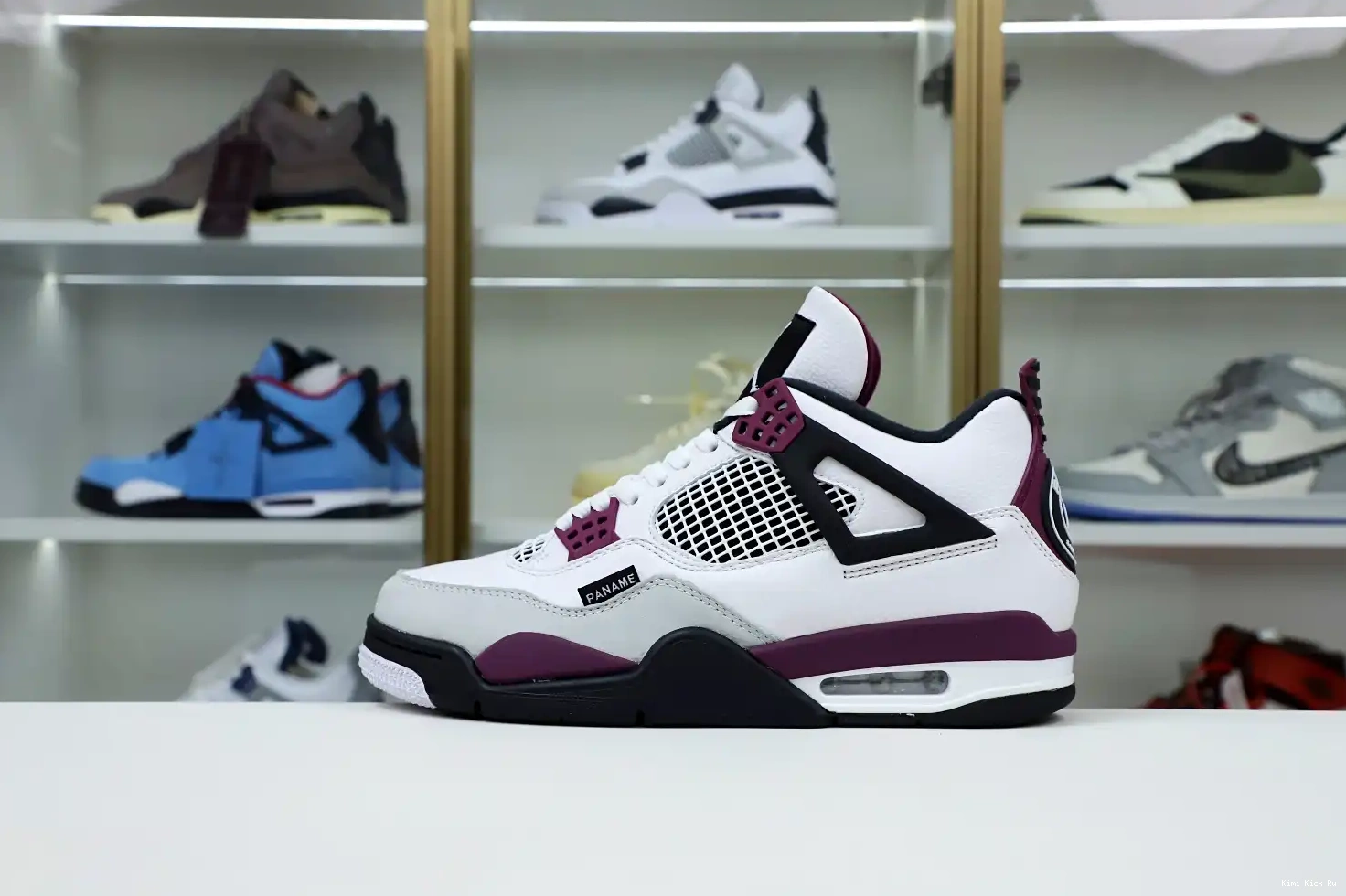 JORDAN 'BORDEAUX' X SAINT-GERMAIN AIR 4 AIR RETRO Kimikick PARIS JORDAN 0824